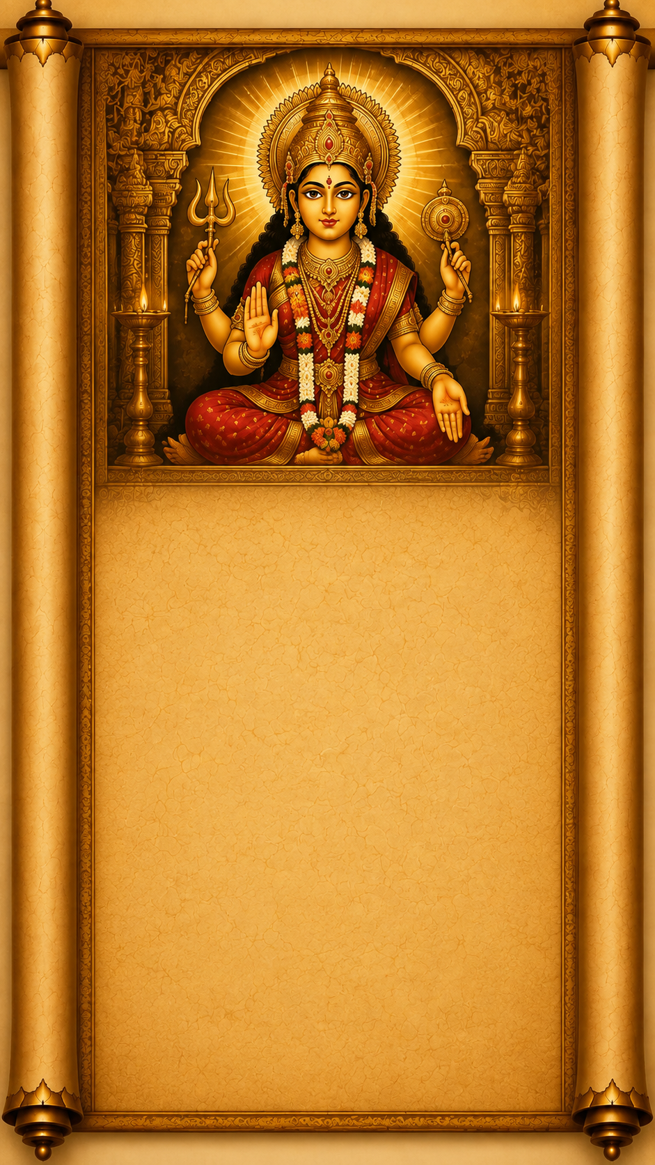 The Sacred Story of Shri Lingadharini (Maa Lalita) Background