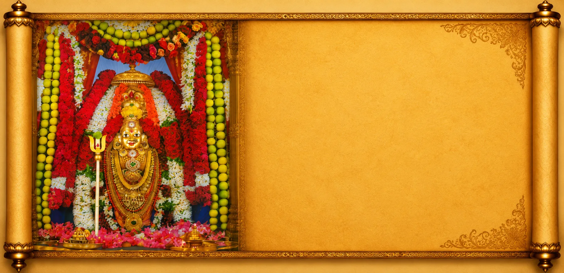 The Sacred Story of Shri Bhramaramba Devi Background