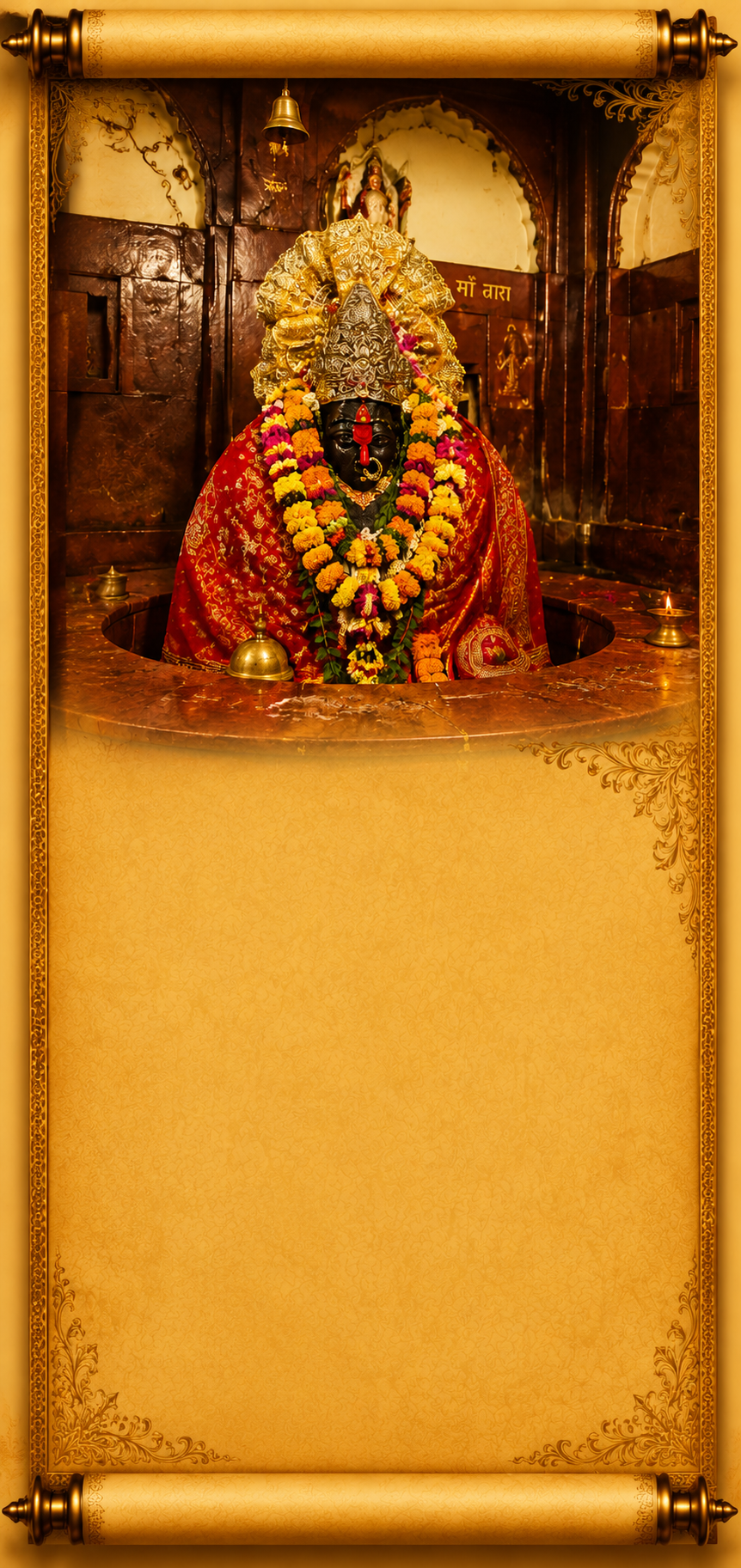 The Sacred Story of Sri Tara Devi Mobile Background
