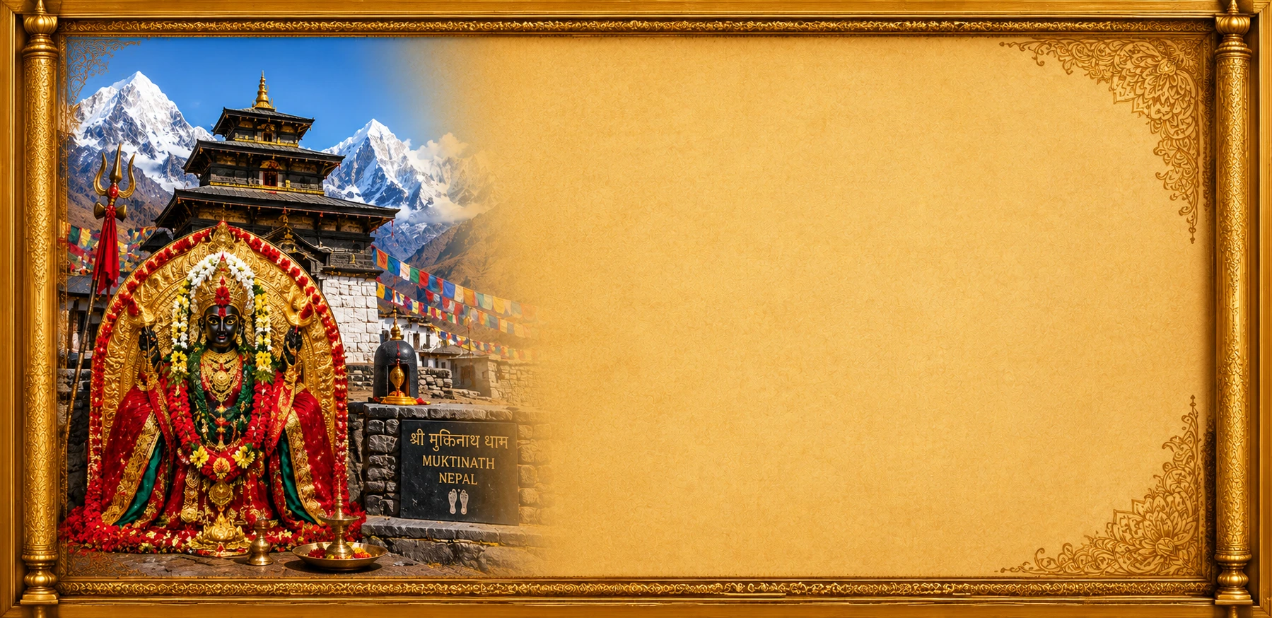 The Sacred Story of Shri Gandaki Peedam Background
