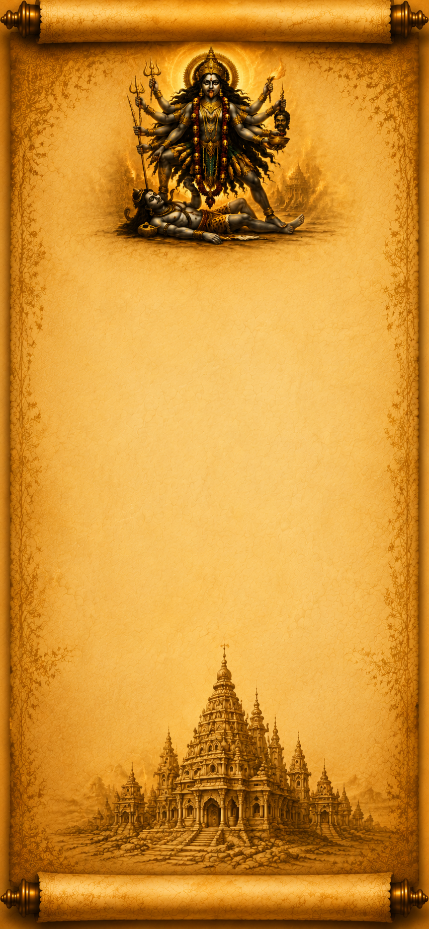 The Sacred Story of Shri Spituk Kali Mobile Background
